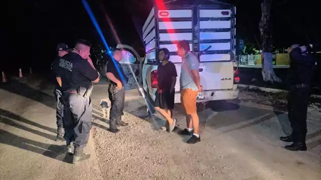 Los responsables fueron detenidos por la Policía Municipal de Tizimín