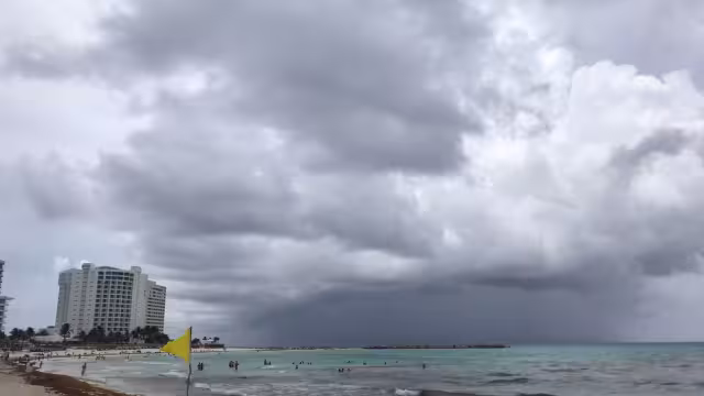 La zona de baja presión no representa ningún peligro para la Península de Yucatán