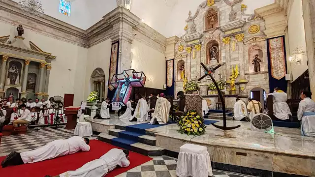 Joaquín Guerrero Castro y Pablo Jesús Reyes González fueron ordenados diáconos permanentes en la Catedral de Campeche