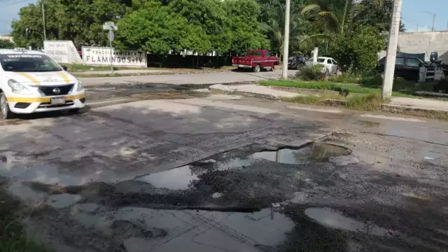 Derivan aguas residuales en calles de colonia Flamingos