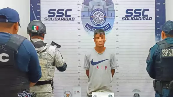Policía de Solidaridad asegura narcóticos y detiene a presunto responsable Policía de Solidaridad asegura narcóticos y detiene a presunto responsable