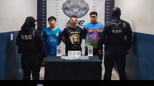 Playa del Carmen: Detienen a tres personas por presunta posesión de droga