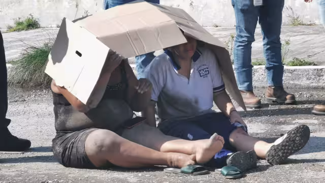 Madre e hija accidentadas en Playa Norte