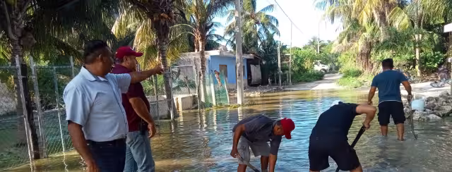 A las autoridades les preocupa el agua estancada y el mal olor que ha empezado a despedir