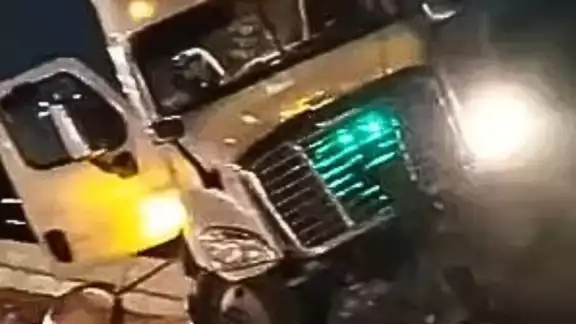 Así terminó el tráiler en Bacalar Así terminó el tráiler en Bacalar