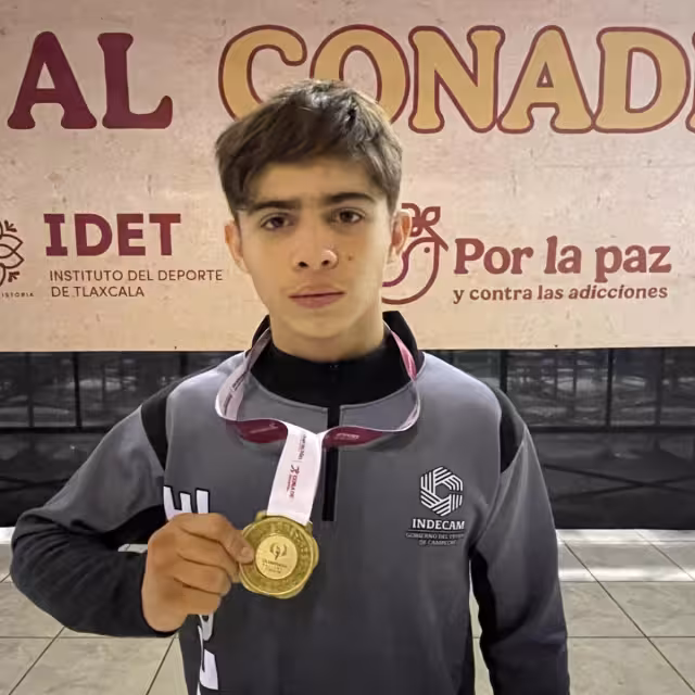 Ángel Quintal y Johan Heredia, campeones nacionales en lucha libre para Campeche