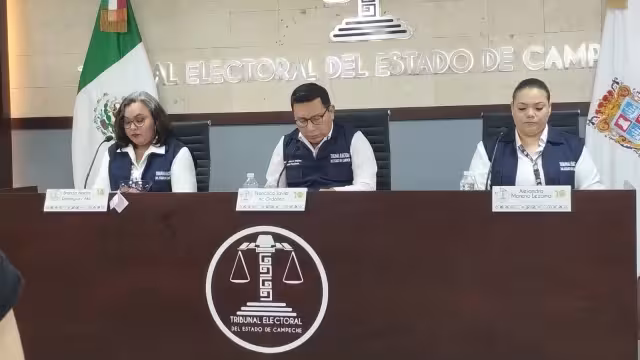 En agosto, el Tribunal Electoral del Estado de Campeche (TEEC) tiene 64 asuntos pendientes relacionados con el proceso electoral 2024.