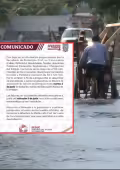 Alerta roja por lluvias provoca suspensión de clases en toda la entidad