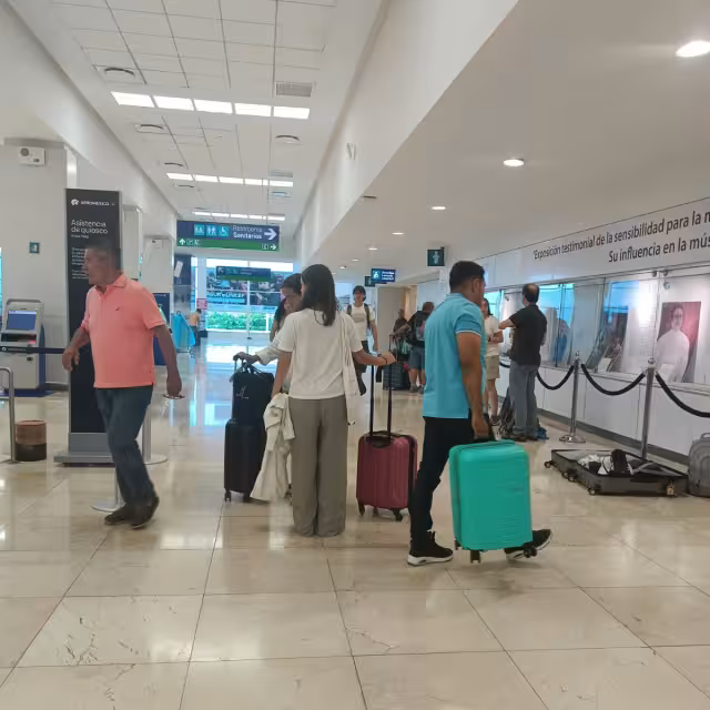 La afluencia de vuelos el día de hoy se mantiene regular