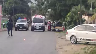 A pesar de la llegada de los paramédicos de la Cruz Roja, el hombre ya no contaba con signos vitales