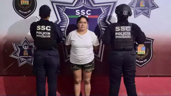La mujer fue identificada como Zuleyma del Carmen “N”, quien fue trasladada al Ministerio Público