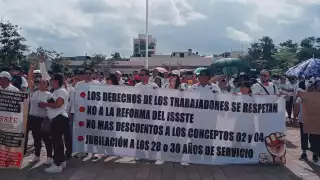 Protesta Magisterial en Playa del Carmen