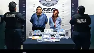 Las mujeres fueron presentadas por la SSC de Playa del Carmen.