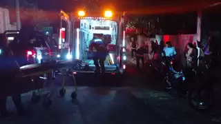 El hombre lesionado fue trasladado al IMSS