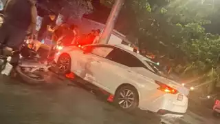 Ambos vehículos fueron llevados al corralón