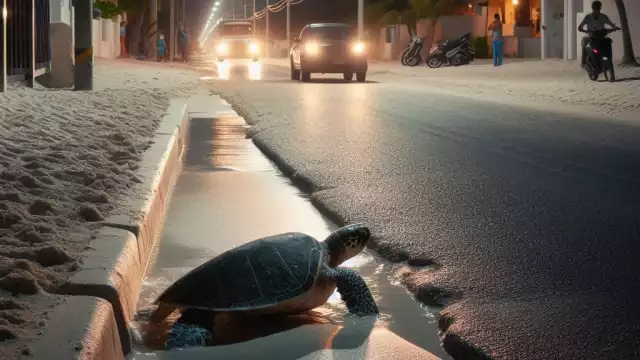 Las tres especies de tortugas marinas que generalmente desovan en Yucatán se encuentran en Peligro de Extinción