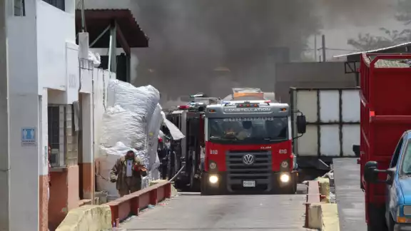 El fuego solamente alcanzó la acumulación de desechos