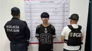 El detenido fue identificado como Moisés Alejandro “N” y fue trasladado al Ministerio Público