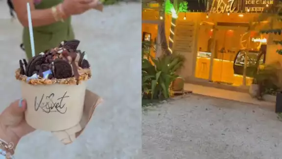Usuarios criticaron a la influencer por pagar un precio tan alto por los helados