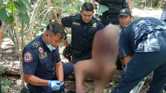 La coordinación entre la Policía Municipal de Dzilam González, familiares, pobladores y personal operativo de la SSP fue clave La coordinación entre la Policía Municipal de Dzilam González, familiares, pobladores y personal operativo de la SSP fue clave