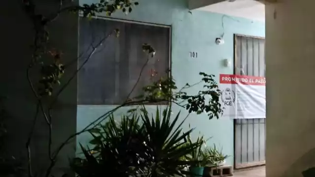 Así luce el domicilio que fue inspeccionado en Cancún