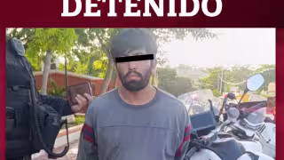 Detienen a joven colombiano con 16 sobres de presuntas drogas en Campeche