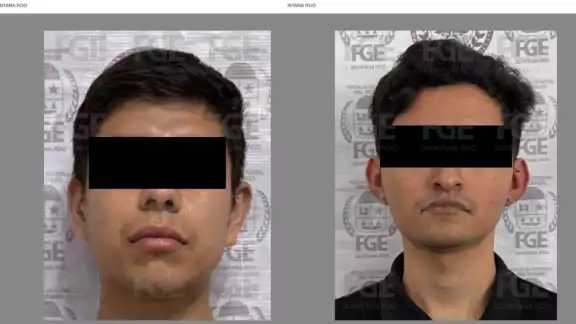 Los detenidos y vinculado fueron identificados como Ángel Arturo “N” e Iván Leonel “N” Los detenidos y vinculado fueron identificados como Ángel Arturo “N” e Iván Leonel “N”