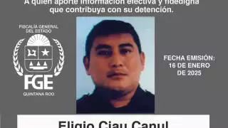 Continua la búsqueda de ex policía de Tulum Eligio Ciau Canul, acusado por presunta desaparición  forzada