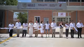 Claudia Sheinbaum inaugura el CBTis 305 en Ciudad Caucel, Mérida