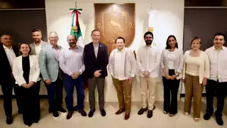 Joaquín Díaz Mena continúa en busca de nuevas inversiones en Yucatán