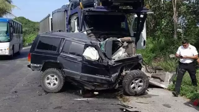 Las unidades involucradas fueron llevadas al corralón municipal