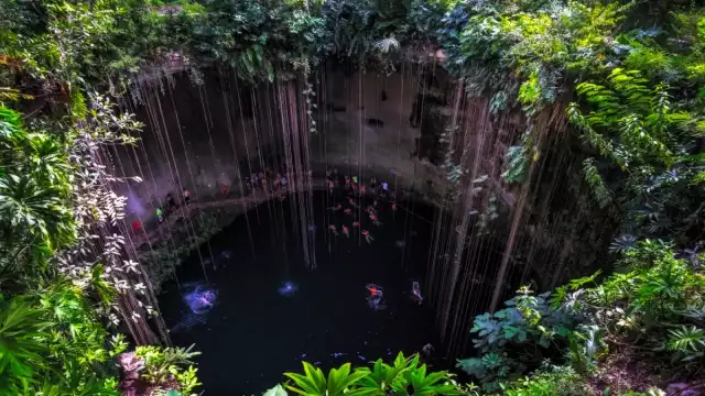 Los sacrificios se realizaban en su mayoría en los cenotes