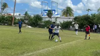 Águilas de Cristo “eleva el vuelo" tras vencer a Quirúrgica del Sur en la LM de Fútbol de los Veteranos Cancún 