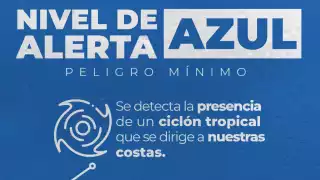 Declaran Alerta Azul en Quintana Roo por la Tormenta Tropical Helene
