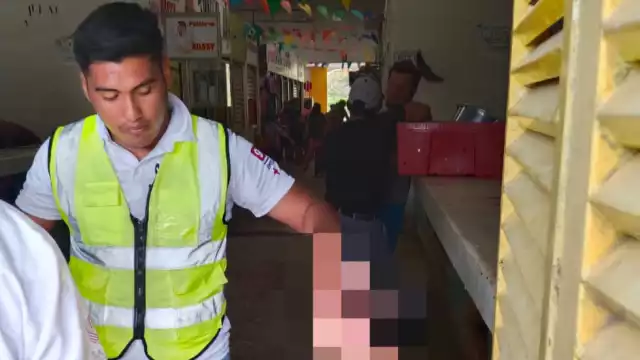 Un locatario de 48 años fue agredido en el mercado municipal de Seybaplaya