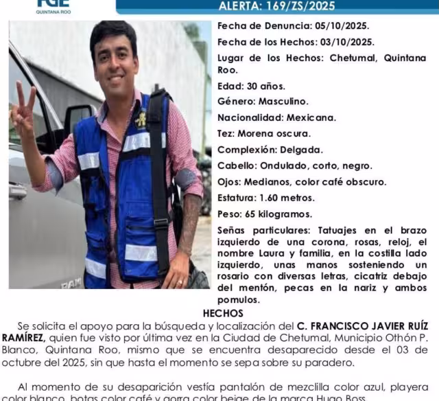 Desaparecidos en Chetumal