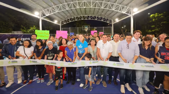 Fortalecen espacios públicos al inaugurar un domo y parque