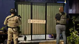 La casa fue asegurada por la FGE