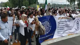 Estudiantes de Derecho de la UNAM marchan ante Reforma Judicial en CDMX