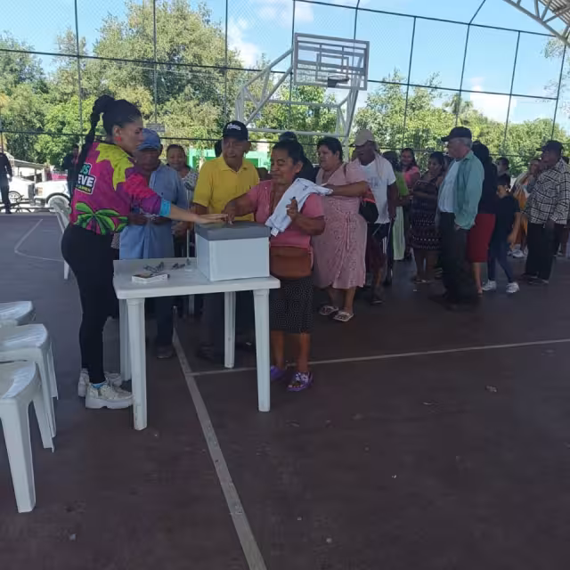 Llevan a cabo elecciones para comisario de ejido en Plan de Ayala, Sabancuy