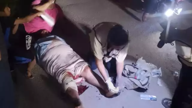 La mujer fue trasladada de urgencia al nosocomio