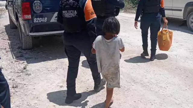 La menor fue asistida por personal del GEAVIG.