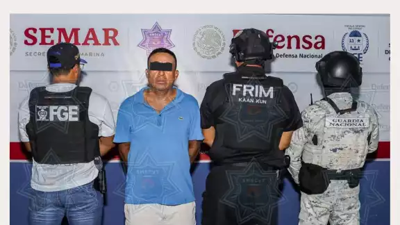 Salomón “N” fue detenido y puesto a disposición de las autoridades correspondientes Salomón “N” fue detenido y puesto a disposición de las autoridades correspondientes