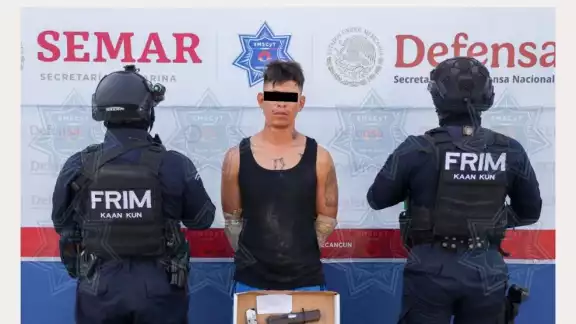 Iván “N” fue asegurado y puesto a disposición de la Fiscalía General del Estado