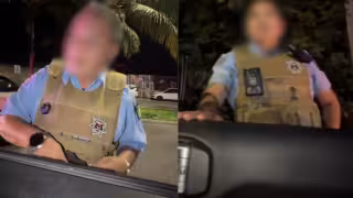 Tras una discusión con el afectado, los oficiales se retiraron