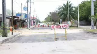 La presidenta municipal de Othón P. Blanco reveló que las obras podrían retrasarse un mes más