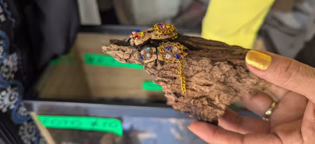 El precio de un escarabajo con cristales va desde los 480 pesos.