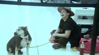 Alejandra Bianchi, italiana que reside en Estados Unidos, se quedó más horas en el AIC, ya que no le permitieron abordar sin los papeles