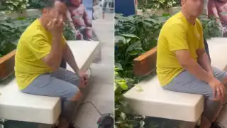 De acuerdo con el testimonio difundido, el sujeto aparenta ser extranjero, aunque su identidad no ha sido confirmada por ninguna autoridad