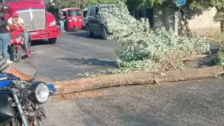 Colapsa tránsito en Península de Atasta por protesta contra la CFE